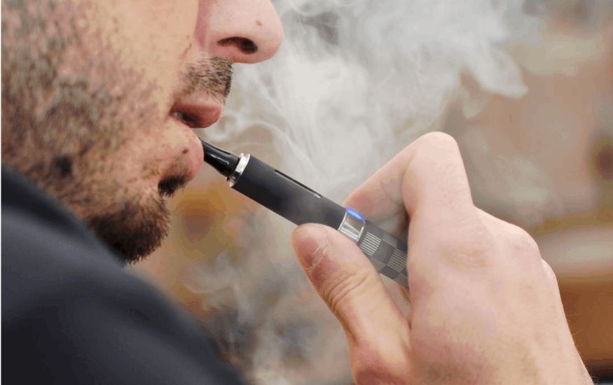Vaping, short for vaporising, refers to inhaling and exhaling the vapour produced by an electronic vape device.